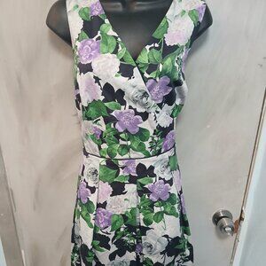 Talbots Floral Wrap Dress
